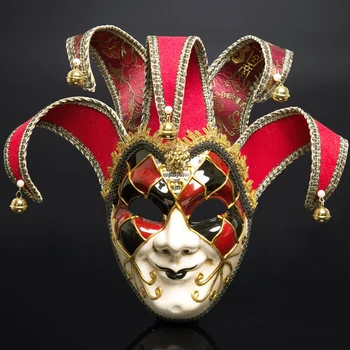 Tváre Joker Crack Maska Na Karneval, Vianočné Party Maľované Benátske Masky Na Tvár