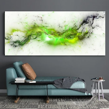 CHENFART zelená cloud olejomaľba väčšie veľkosti Wall Art Plagát, Maliarske Plátna Obrázok na Stenu Umenia Pre Obývacia Izba Dekor Domov