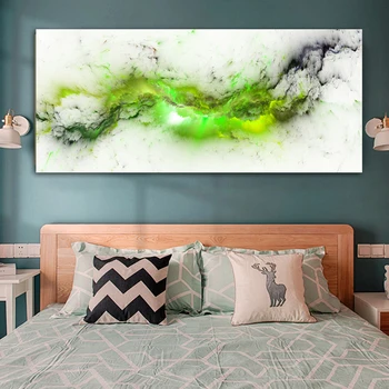 CHENFART zelená cloud olejomaľba väčšie veľkosti Wall Art Plagát, Maliarske Plátna Obrázok na Stenu Umenia Pre Obývacia Izba Dekor Domov