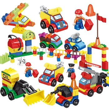 Stavebné Bloky Kompatibilné Významných Značiek Duploe Constructor Príslušenstvo Osvietil Tehly Hračky pre Deti