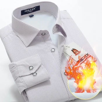 - SHAN-BAO pánske zimné teplé tričko 2020 novej značky oblečenia business gentleman klasické jednofarebné hrubé dlho puzdre tričko M-10XL