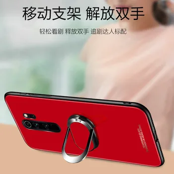 Stojan Krúžok Magnet Kryt Na Huawei Honor 20i 10i 9X 8S 9S 8X Max Y5 2019 Prípade Pevného Tvrdené Sklo Ochranné Späť Prípade