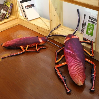 Cockroach Plyšové Hračky pre deti Tvorivé Simuláciu 3D Hmyzu Obliečky na Vankúš Zábavné Hračky Divný Narodeniny Darček pre deti