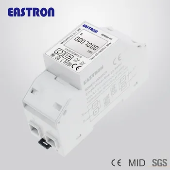 SDM230-BI POLOVICE Din lištu jednofázový Elektromer, Bi-directional, CE , 100A , Import a Export Energie Meraný