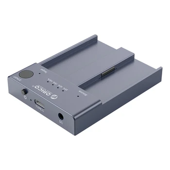 ORICO Dual Bay M. 2 NGFF NVMe SSD Dokovacej Stanice M2P2-C3-C 10Gbps USB 3. 1 Typ-C Externý Pevný Disk Dock