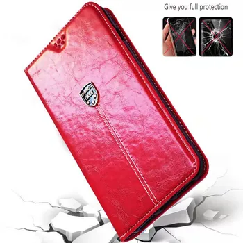 Peňaženky, Kožené puzdro Pre HTC Desire 326G Luxusné Flip Cover Pre Túžba 526 G dual sim 526G+ Prípadoch Fundas Stojan S Držiteľov Karty