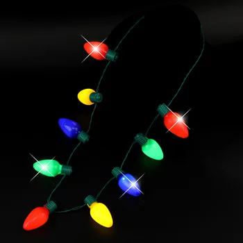 Vianočná Novinka LED Svetlá Žiariace Vianočné Žiarovky Náhrdelník Dekorácie pre Domov Vianoce Firmware Nový Rok 2021gift