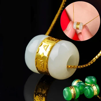 Striebro 925 Šperky Reťazca Biela Červená Zelená Chalcedony Jade Drahokam, Prívesky, Náhrdelníky Pre Ženy, Ženské Šperky Čierny Piatok 2019
