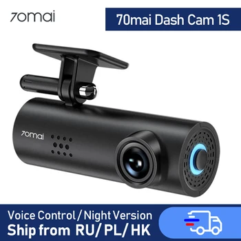 70mai Smart Dash Fotoaparát 1S Hlasové Ovládanie Auta DVR Auto Kamery - anglickej a ruskej Verzii
