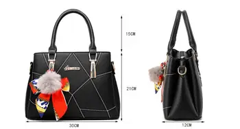 Kórejská verzia nový trend Jednoduché a štýlové kabelky Trend jediný ramenný slung vrah taška sijin 30X12X21cm