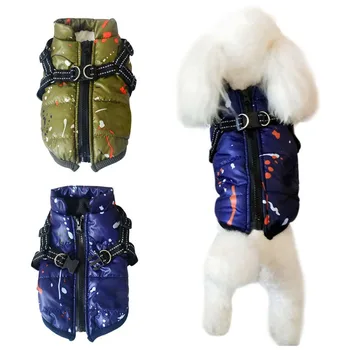 Zimné Oblečenie Pre Psy, Teplé Kapucňou Šteňa Psa, Mačku, Kabát, Bundy Pet Dole Parkas Chihuahua Pug Francúzsky Buldog Oblečenie Pre Malé Psy