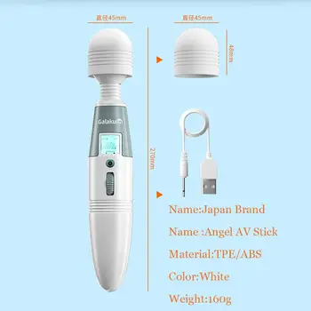 Super Výkonný Prútik AV Vibrátor Sexuálne Hračky pre Ženy Stimulátor Klitorisu Masér G Mieste Vibračné Dildo Japonsko Produkt