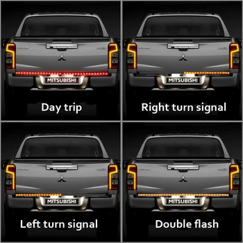 DRL Systémom Svetlo LED Pásy 30inch 100 cm Auto Pickup Truck Šípku Svetlo zadných dverí LED Zase Signál Bežecké Pásy Červená Žltá Pre SUV