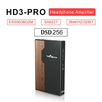 TRASAM HD3PRO smernice o nebezpečných LÁTKACH USB DAC/Zosilňovač pre Android/Počítač/Sony/Xiao forApple iPhone, iPad DSD128 32bit/384k