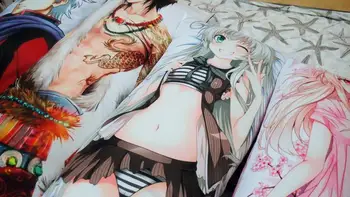 Nové Anime, Komiksu telo vankúše Sexy Poly Microfabric Dvakrát Sexy veľké Vankúše objímanie Vankúš Kryt Anime Vankúš