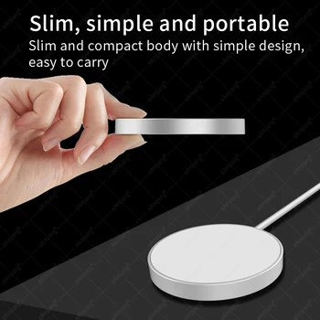 Magnetické Magsafe Nabíjačku pre Apple iPhone 12 / 12 Pro Max / 12 mini Bezdrôtová Nabíjačka Magsafe Pre Huawei Xiao Bezdrôtovej Nabíjačky