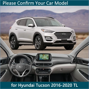 Pre Hyundai Tucson 2016 2017 2018 2019 TL Anti-Slip Mat Tabuli Mat Pokrytie Pad Vnútorné slnečník Prístrojovej doske Auto Príslušenstvo