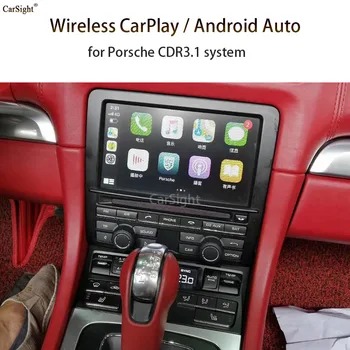 USB / Bluetooth Pripojené Hlasové Ovládanie Siri CarPlay pre Porsche 911 Carrera Cabriolet Macan Cayenne E2 Panamera Cayman CDR31