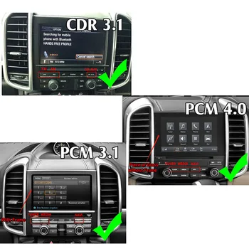 USB / Bluetooth Pripojené Hlasové Ovládanie Siri CarPlay pre Porsche 911 Carrera Cabriolet Macan Cayenne E2 Panamera Cayman CDR31