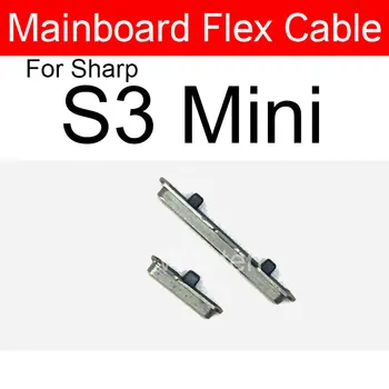 Výkon Hlasitosti Tlačidlo na Strane Doske Flex Kábel Pre Sharp Aquos S3 Mini FS8018 Reproduktor Bzučiak USB Nabíjačka Rada zásuvka na Kartu Sim Časť