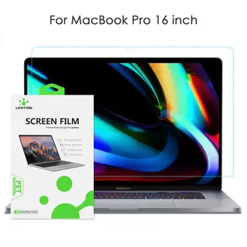 Lention Screen Protector pre MacBook Pro 16-palcové 2019 Model A2141, HD Jasný Film s Hydrofóbny Poťah Chrániť macbook pro16