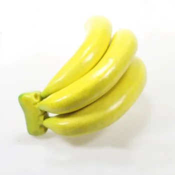2 ks 20 cm dlhé umelé ovocie Plastové Falošné Ovocia 5 hláv umelých banán a 5 hlavy umelých plastických falošné simulované zákaz