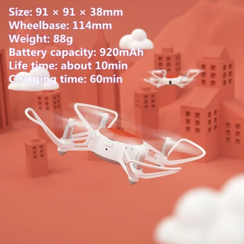 Pôvodný Xiao MITU RC Drone S HD Kamera, 720P Mini Smart Lietadla Wifi FPV Aplikáciu Diaľkové Ovládanie