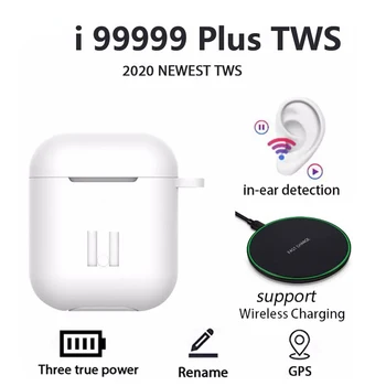 Pôvodné i99999 TWS Plus 1: 1 In-Ear Mini Bluetooth Slúchadlo 8D Super Bass Bezdrôtové Stereo Slúchadlá PK i9s i9000 tws i90000 MAX