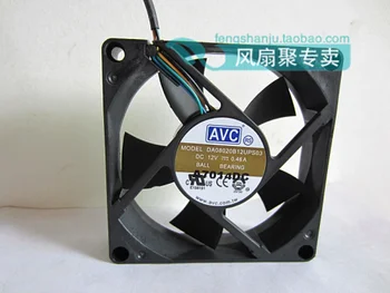 Nové originálne AVC DA08020B12UPS03 8 cm8020 12 v, 0.46, štyri - drôt PWM regulácia teploty ventilátor