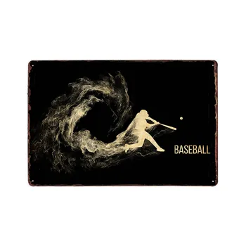 Baseball Tin Prihlásiť Doska, Kov Vintage Stene Plagát Bar Dekorácie Pub Dekoratívne Dosky Domova 20x30cm