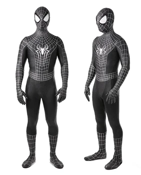 Čierna Tmavo návrat domov Cosplay Kostým 3D vytlačené Spandex Halloween Kostým súťaž: Cosplay Chlapci Oddelené Maska
