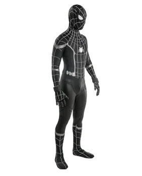 Čierna Tmavo návrat domov Cosplay Kostým 3D vytlačené Spandex Halloween Kostým súťaž: Cosplay Chlapci Oddelené Maska