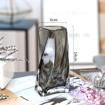 Európsky štýl tvorivé geometrické sklenené vázy obývacia izba vody pestovanie kvetu usporiadanie, váza stôl dekorácie, ozdoby