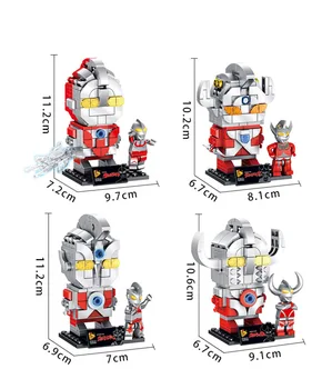 Ultraman Edition Stavebné Bloky, Hračky pre Deti Altmann Model Tehly Chlapec Hračky Garáž Dieťa je Dar, Akčné Figúrky Doprava Zadarmo