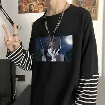 NiceMix Streetwear Harajuku T shirt Ženy oblečenie Patchwork Gotický komiksu, anime tlačiť T-Shirt kórejské Oblečenie 2020 nový príchod