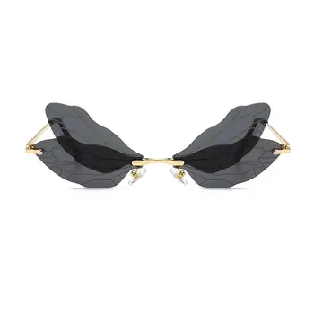 Módne Slnečné Okuliare Bez Obrúčok Ženy Vintage Dragonfly Steampunk Slnečné Okuliare Mužov Frameless Jasné Tichom Šošovky Okuliarov Odtiene Oculos
