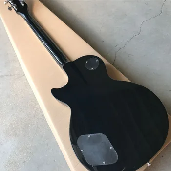 štandardné Vlastné.R9 Tiger Plameň elektrická gitara Štandardnej Mahagón telo guitarra,jeden kus krku a tela