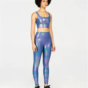 2020 jogy nastaviť ženy tvarovanie priedušná farbou pearlescent jogy nosiť oblek športové bežecké fitness joga nosenie