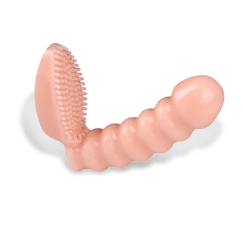 Prst Vibrátory Sexuálne Hračky Pre Ženy Stimulácia Klitorisu Kefa Upozorňuje Prst Rukáv G Mieste Masáž Vibrátorom Dospelých Sex Produkt