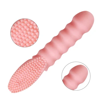 Prst Vibrátory Sexuálne Hračky Pre Ženy Stimulácia Klitorisu Kefa Upozorňuje Prst Rukáv G Mieste Masáž Vibrátorom Dospelých Sex Produkt