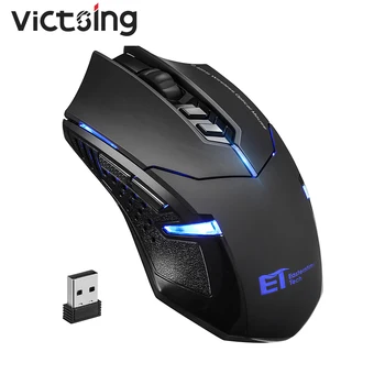 VicTsing PC066 Wireless Gaming Mouse 2400DPI Prenosné Hráč Myší S Programovateľné Bočné Tlačidlá, Ergonomický Grip Pre Notebook PC