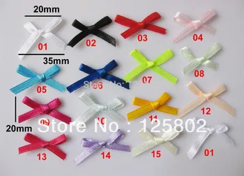 (môžete vybrať farby) FS028 Módne Polyesterové Pásky Bowtie 200pcs Ručné sušič na páse s nástrojmi Luky