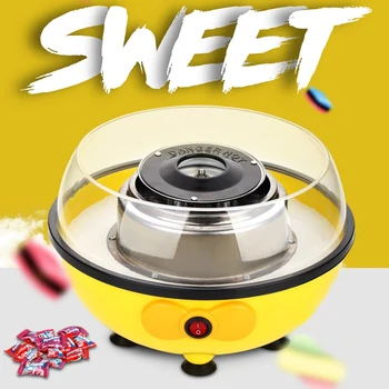 Mini Electric Diy Candy Floss Točil Cukru Maker Stroj Domov Sladká Cukrová Vata Maker Pre Deti, Rodiny Darček Eú Plug