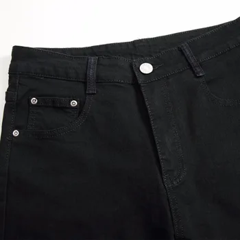 YiQuanYiMei Nové Módne elastické jeans mužov chudá džínsy, mens jean Nohavice čierne bežné Ceruzky Nohavice