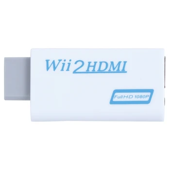 HORÚCE Wii HDMI Wii2HDMI Full HD FHD 1080P Converter Adaptér 3,5 mm o Výstup Jack