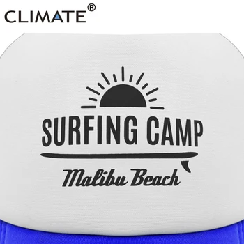 KLIMATICKÉ Surfovanie Tábor Spp Malibu Beach Trucker Spp Klobúk Surfovanie Ventilátor Surfer Hip Hop Spp Surf Surf Koni Oka Spp Klobúk Mládež
