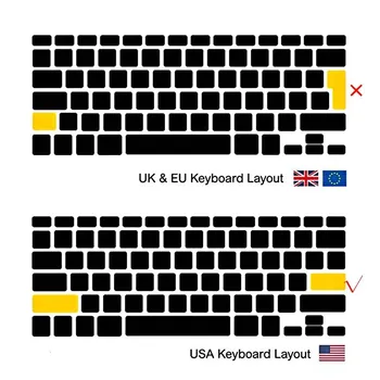 KK&LL Hard Shell prípade, Laptop+Rukáv Taška+Kryt Klávesnice - Apple MacBook Air Pro Retina 11 12 13 15&New Air13/Pro 13 15 Dotyk Bar