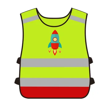 Deti Bezpečnosť Bezpečnostné reflexné Vesty Cestnej Premávke Deti Odrážajúce Reflexné Vesty Oblečenie Bunda Hot Predaj LOGO Vlastné