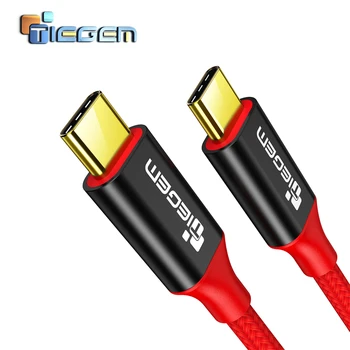 TIEGEM USB Typu C Mužskej Typ-C Kábel Male USB a-C Rýchlo Nabíjací Kábel pre Samsung Galaxy S8 S9 Poznámka 9 Huawei P10 P20 pre Xiao 8