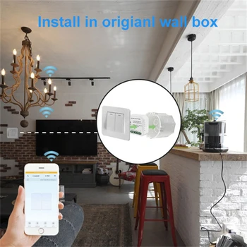 Tuya Zigbee 3.0 Dimmer Prepínač Modul WiFi Wireles Smart Home APLIKÁCIU Diaľkové Ovládanie Cez Bezdrôtové pripojenie Gateway Hub
